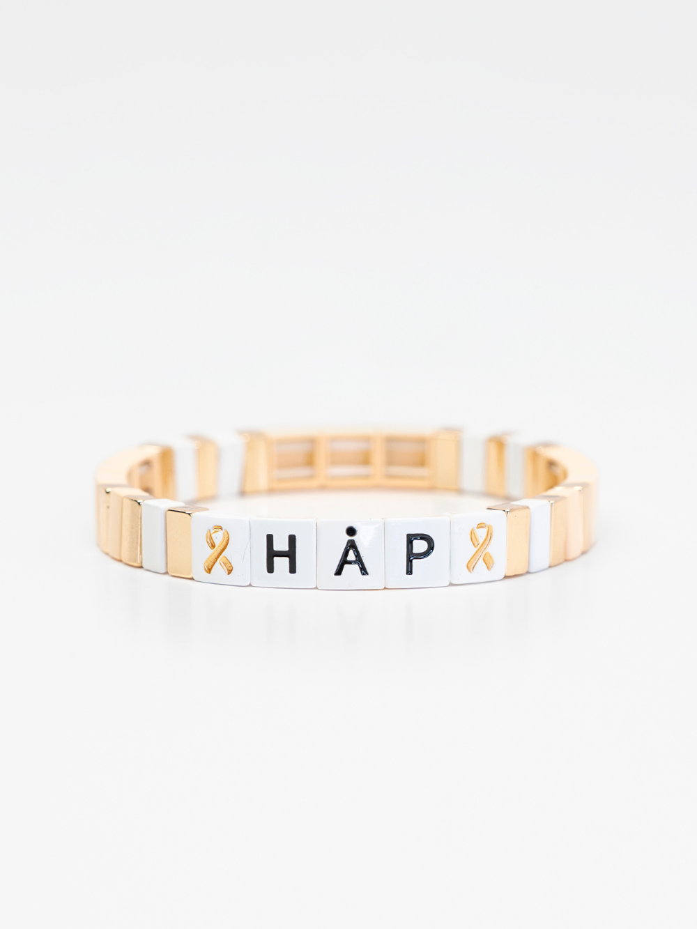 Ferskenfarget Håp-armbånd