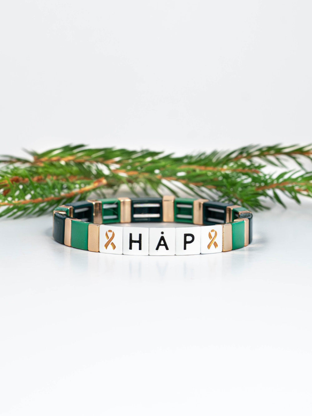 Grønt Håp-armbånd