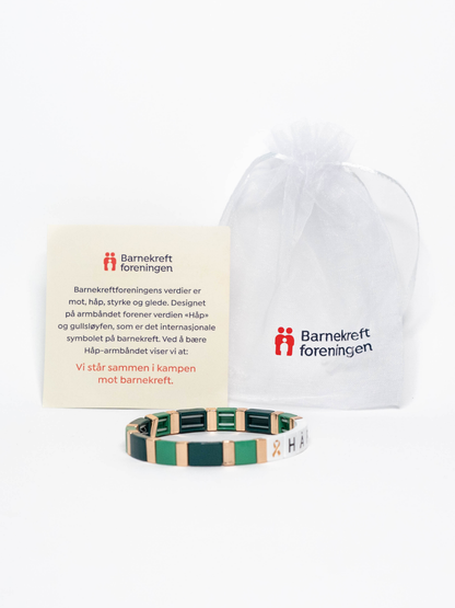 Grønt Håp-armbånd